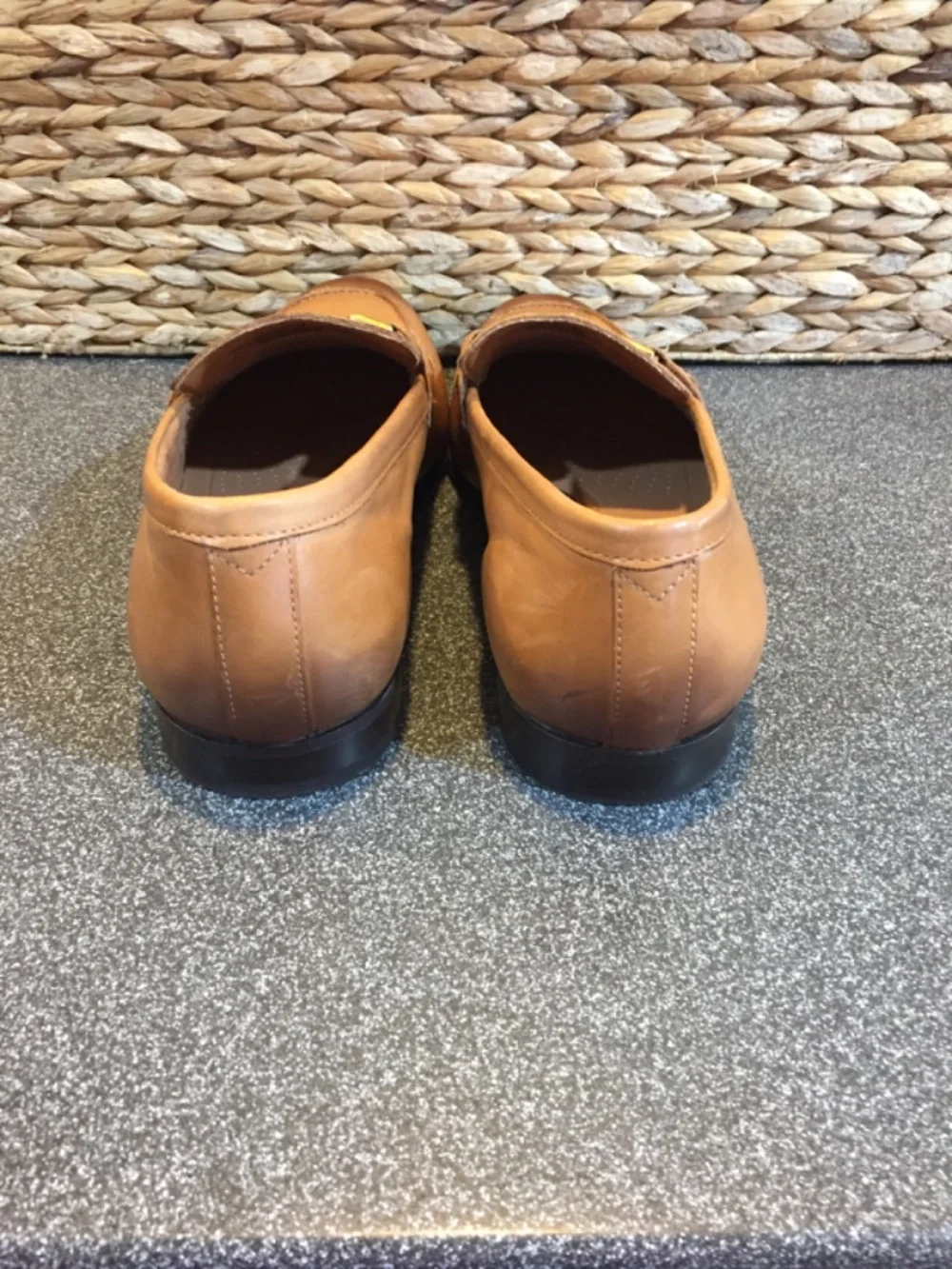 Vince Camuto Men's Tan Leather Bit Loafers